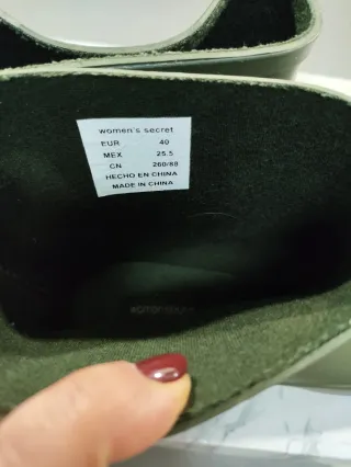 Botines de agua Woman'secret verdes