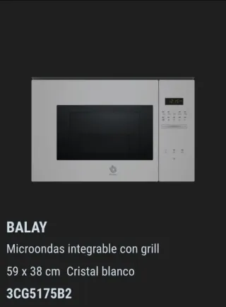 Columna Horno y Microondas Blanca