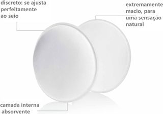 Medela Safe & Dry discos absorbentes lavables, Dis