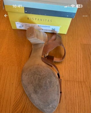 Sandalias Hispanitas Marrón Talla 36