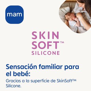 MAM Pezonera de Silicona SkinSoft, para la Irritac
