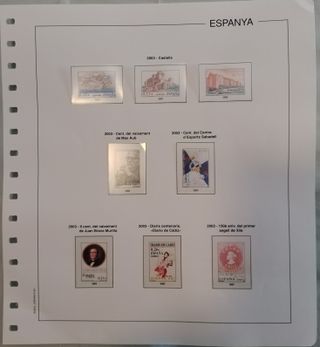 SUPLEMENTO EDIFIL 2003 SELLOS ESPAÑA ESTCH.TRANSP.
