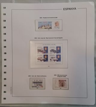 SUPLEMENTO EDIFIL 2003 SELLOS ESPAÑA ESTCH.TRANSP.