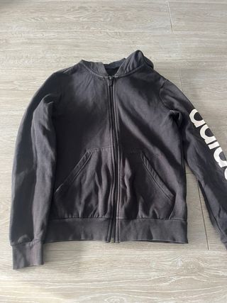 Chaqueta Adidas Negra con Cremallera