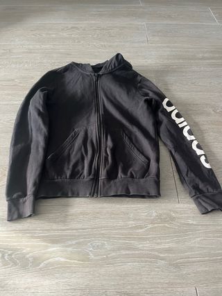Chaqueta Adidas Negra con Cremallera