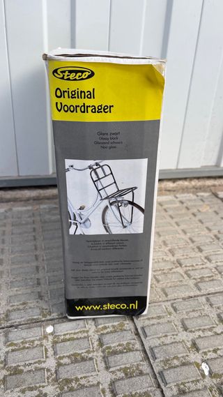 Steco Portabultos Bicicleta Negro Nuevo