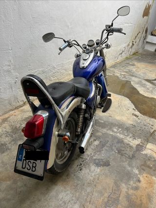 Moto Kinroad xintian 125cc Azul y Plateada