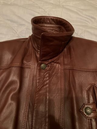 Chaquetón Italiano Piel Marrón