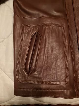 Chaquetón Italiano Piel Marrón