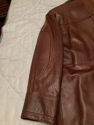 Chaquetón Italiano Piel Marrón