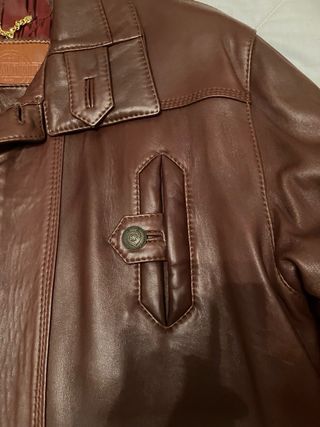 Chaquetón Italiano Piel Marrón