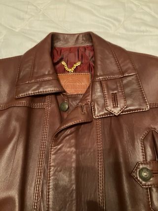 Chaquetón Italiano Piel Marrón