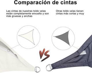 SUNNY GUARD Toldo Vela de Sombra Impermeable 3x3x4