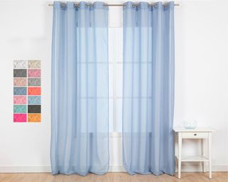 TRAMAS+ Cortinas Visillo Semitransparente para Sal