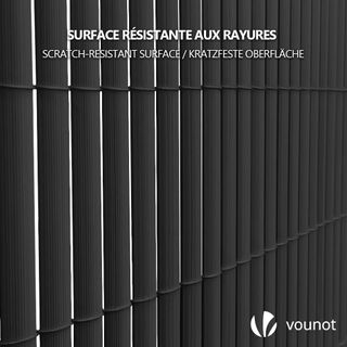 VOUNOT® Cañizo Ocultación PVC Doble Cara 80 x 300