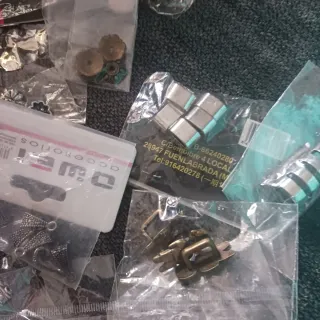 Lote Abalorios Plata Manualidades