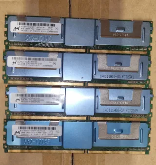7 Módulos RAM DDR2 ECC 8GB 667MHz (56GB)