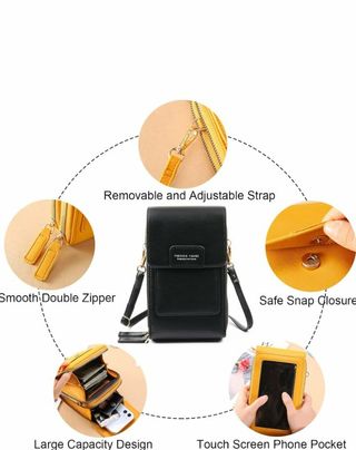 Mini Borsa Tracolla Porta Cellulare