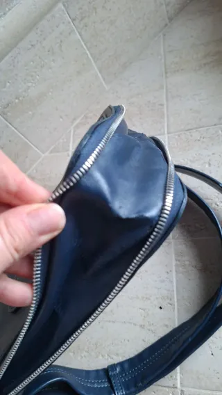 Borsello Nero Giardini blu donna