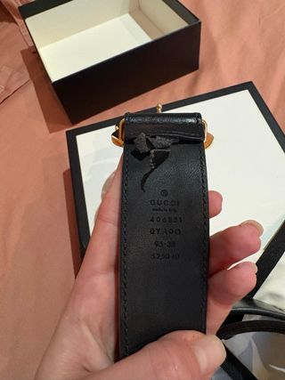 Cinturón Gucci negro