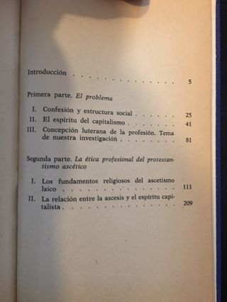 LA ÉTICA PROTESTANTE Y EL ESPÍRITU DEL CAPITALISMO