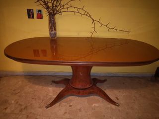 Tavolo pranzo radica antico gusto Decò