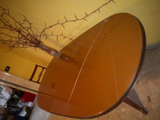 Tavolo pranzo radica antico gusto Decò