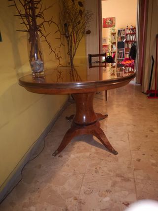 Tavolo pranzo radica antico gusto Decò