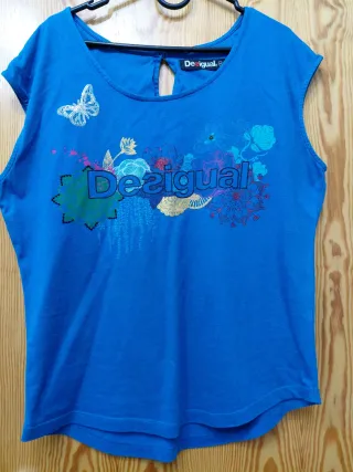 Túnica Desigual Azul Talla L