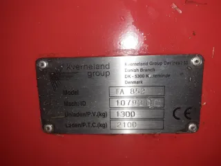 Encamadora Taarup 852 kverneland