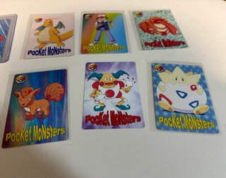Cartas Pokémon Pocket Monsters Vintage antiguos