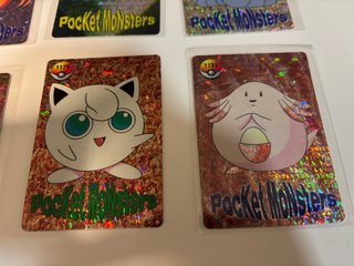 Cartas Pokémon Pocket Monsters Vintage antiguos