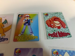 Cartas Pokémon Pocket Monsters Vintage antiguos