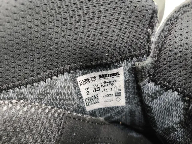 Botas de montaña Meindl naranja y gris