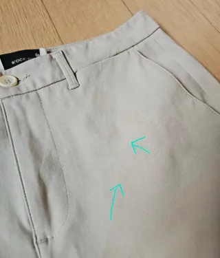 Pantaloni eleganti beige Block Eleven uomo (tg.44)