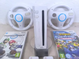 Nintendo Wii + Volantes +Juegos+Mandos