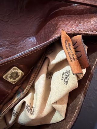 Borsa The Bridge in pelle marrone