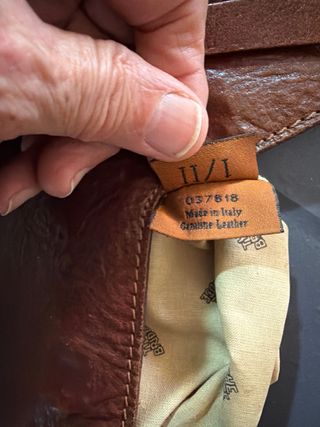 Borsa The Bridge in pelle marrone