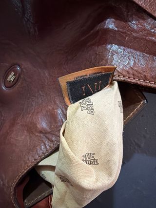 Borsa The Bridge in pelle marrone