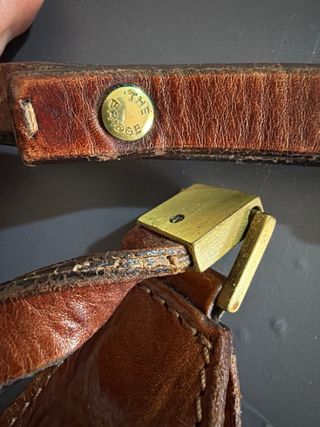 Borsa The Bridge in pelle marrone