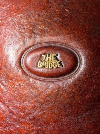 Borsa The Bridge in pelle marrone