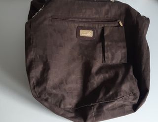 Bolso de ante Furla marrón