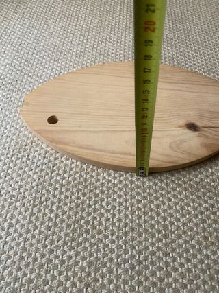 Tábua de corte madeira peixe nova