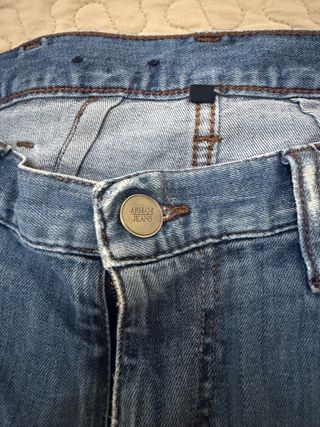 Vaqueros Armani Hombre Azules