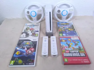 Nintendo Wii con juegos y accesorios