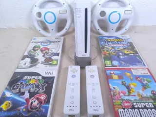 Nintendo Wii con juegos y accesorios