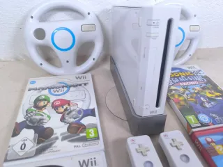 Nintendo Wii con juegos y accesorios