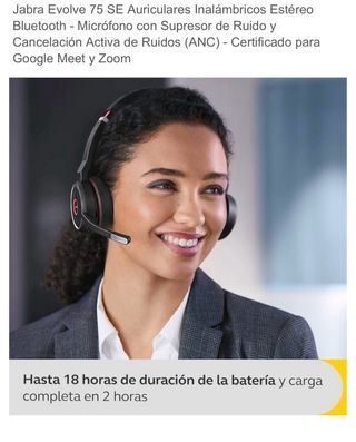 Auriculares Bluetooth Jabra Negros y Rojos