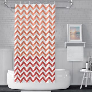 105x160cm Ola Raya Cortina de Ducha Verde Blanco G