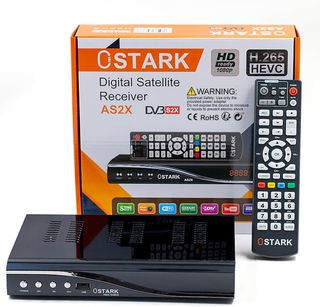 Ostark AS2X 10 bits Receptor de satélite Digital F